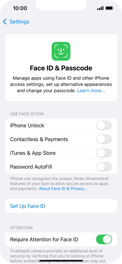 Slide your finger upwards starting from the bottom of the screen to return to the home screen.