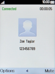 Press Disconnect to end the call.