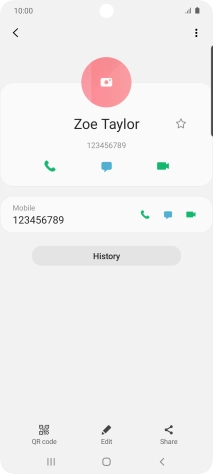 Press the Home key to return to the home screen.