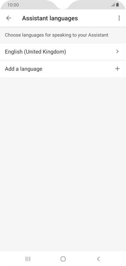 Press the Home key to return to the home screen.