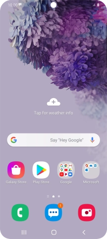 The text/picture message icon shows that you've received a new text or picture message.