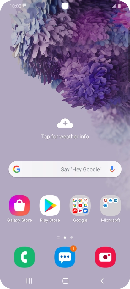 The text/picture message icon shows that you've received a new text or picture message.