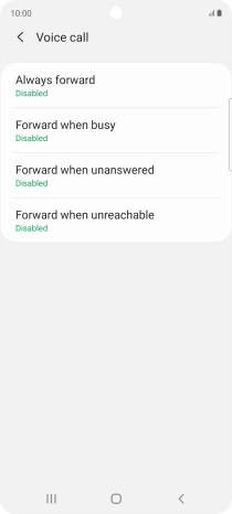 Press the Home key to return to the home screen.
