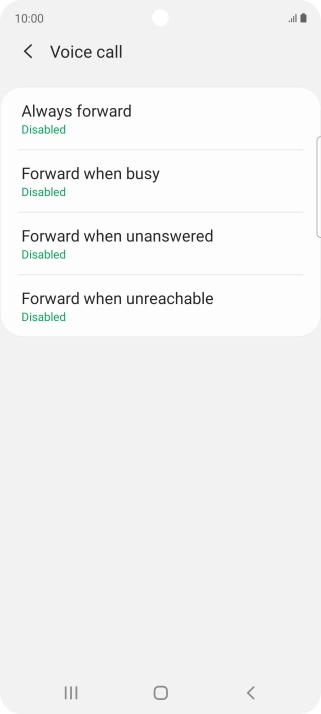 Press the Home key to return to the home screen.