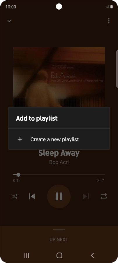 Press Create a new playlist.