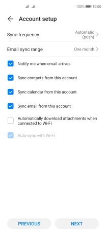 Press Sync frequency.