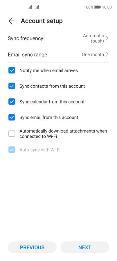 Press Sync frequency.