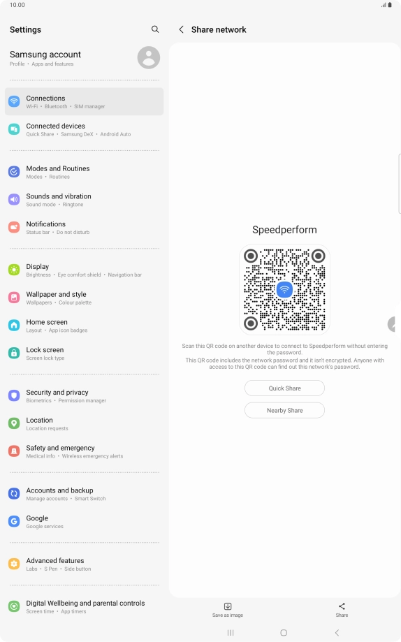 Place the QR code inside the camera frame on the other device to scan the code.