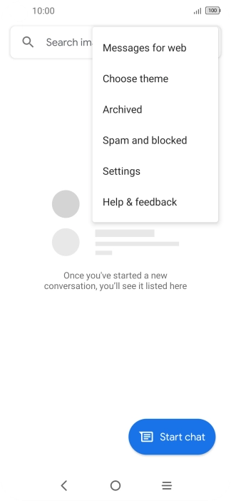 Press Settings.