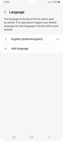 Press Add language.