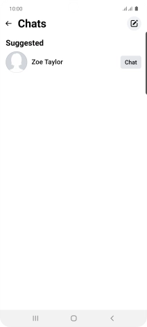 Press the new message icon.