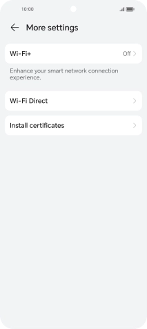 Press Wi-Fi+.
