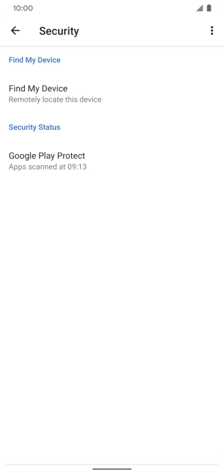 Press Find My Device.