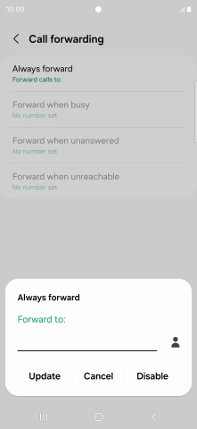 Press Disable.