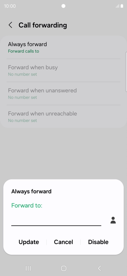 Press Disable.