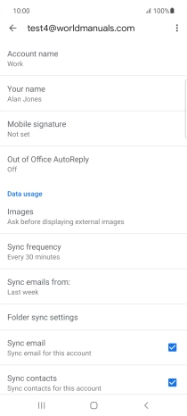 Press Account name and key in the required name.