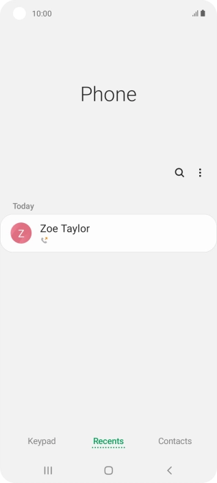 Press the required number.