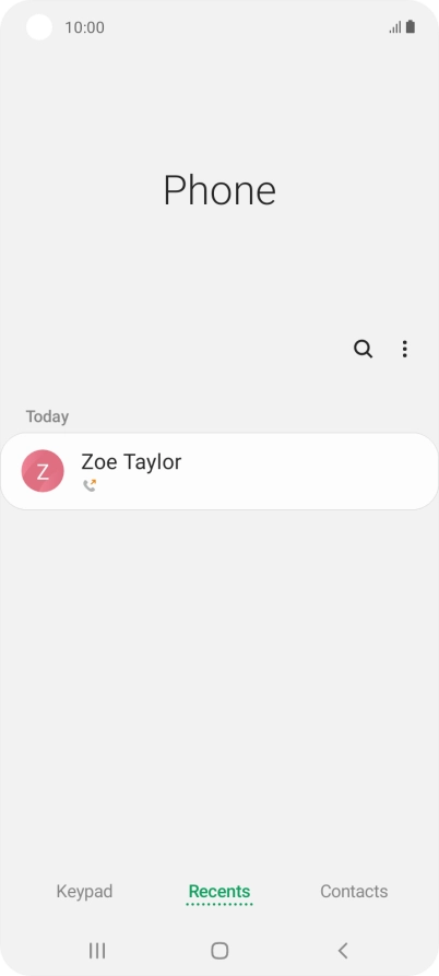 Press the required number.