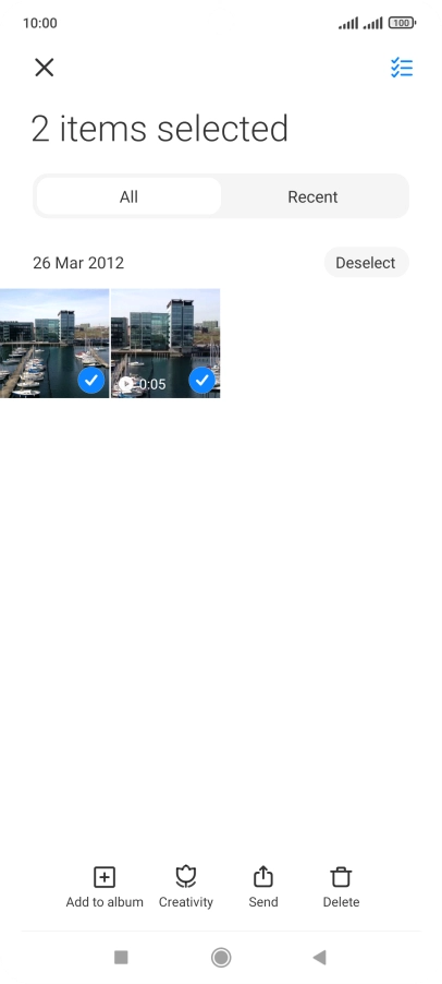 Press Send.