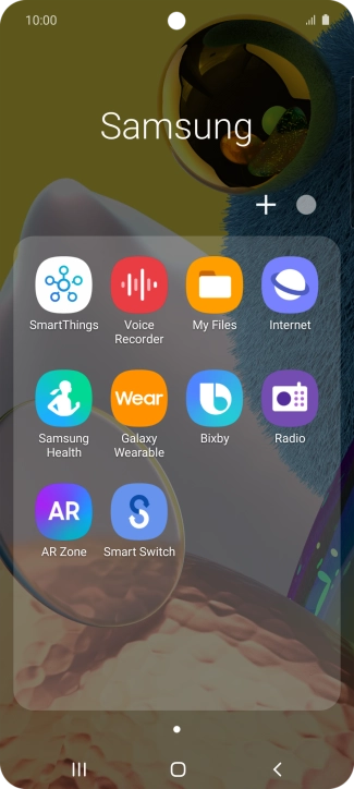 Press Bixby.
