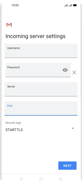Press the drop down list below 