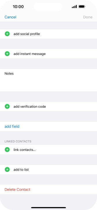 Press link contacts....