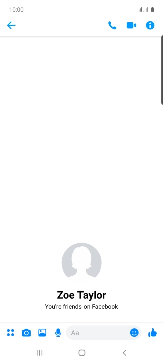 Press the text input field.
