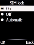 Select Off to turn off the function.