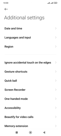 Press Languages and input.