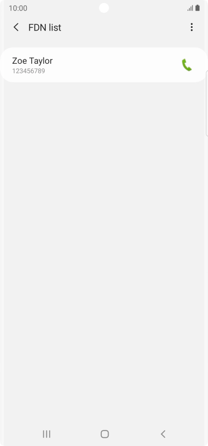 Press the Home key to return to the home screen.