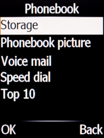 Select Voice mail.