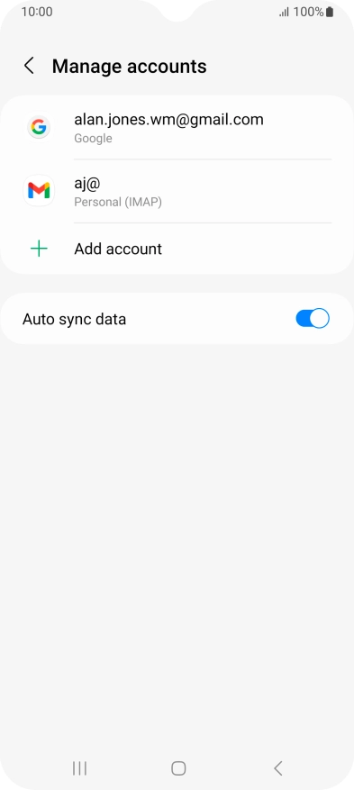 Press the Home key to return to the home screen.
