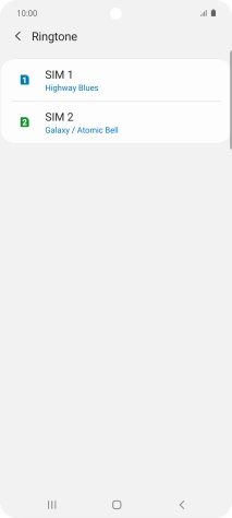 Press the Home key to return to the home screen.