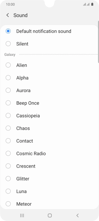 Press the required message tones to hear them.