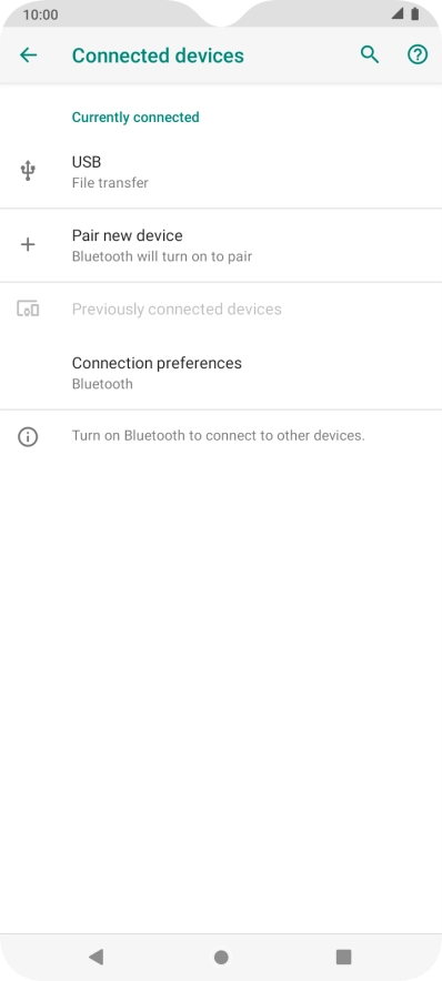 Press Pair new device.