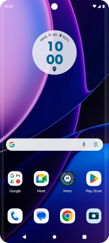 The Wi-Fi icon shows that your phone is connected to a Wi-Fi network.