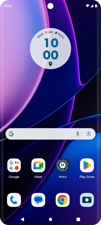 The Wi-Fi icon shows that your phone is connected to a Wi-Fi network.
