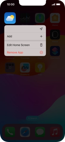 Press Remove App.