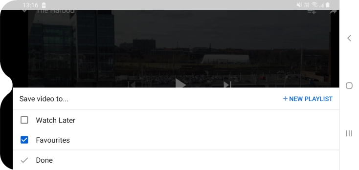 Press the required playlist.