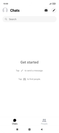 Press the new message icon.