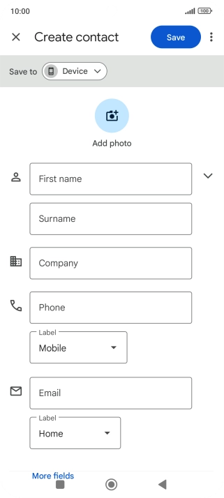 Press the drop down list next to 