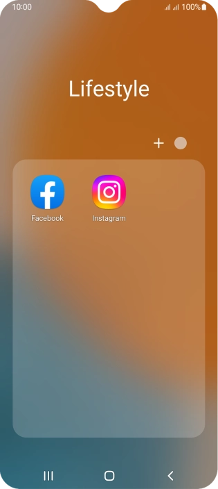 Press Facebook.