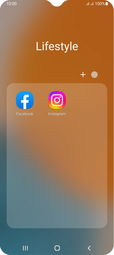 Press Facebook.