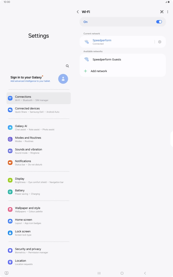 Press the Home key to return to the home screen.
