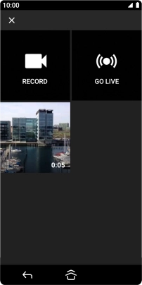 Press the required video clip.