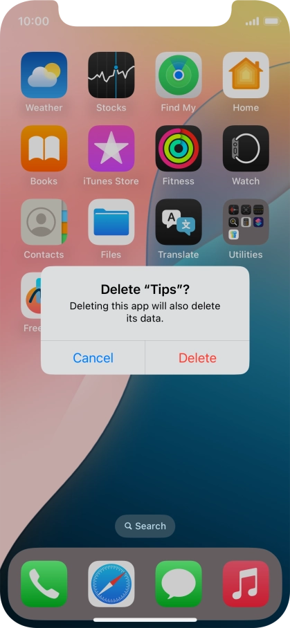 Press Delete.