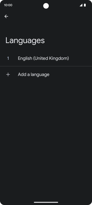 Press Add a language.