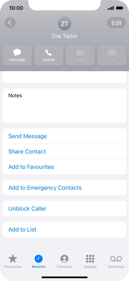 Slide your finger upwards starting from the bottom of the screen to return to the home screen.