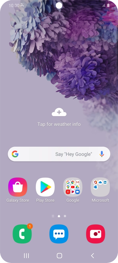 The missed calls icon shows that you have one or more missed calls.