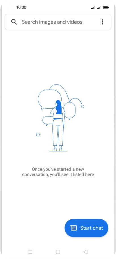 Press Start chat.